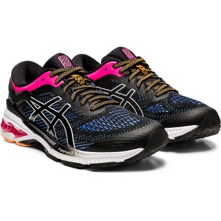 Asics Running Shoes Gel Kayano 26 black/blue coast Women